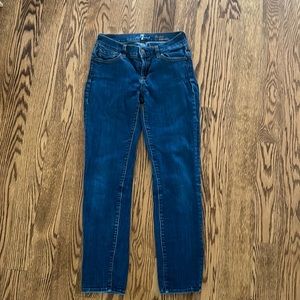 7 for All Mankind Slim Cigarette Jean, size 26